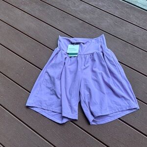 Halara Women’s Shorts Softlyzero Airy Lilac Purple $35 2 In 1 Skort Athletic